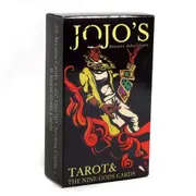 Anime JoJo Bizarre Adventure Tarot Cards Divination Deck English Versions Edition Oracle Board Playing Games For Friends Party