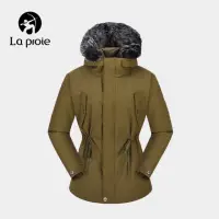 在飛比找momo購物網優惠-【La proie 萊博瑞】防風防潑水保暖羽絨外套(冬天防風