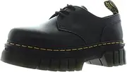 [Dr. Martens] Women's Audrick Lug Sole Flats, Black, 9 Medium US