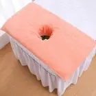 40*80CM Velvet Massage Table Face Hole Towel Sheet Beauty SPA Salon Bed Cloth