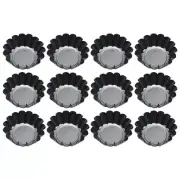 12 Pcs Tart Tray Mini Extra Large Muffin Pan Jumbo Cake Mold Pie Baking Baby