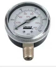 Lincoln 200 psi pressure gauge