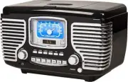 Crosley CR612B-BK Corsair Tabletop AM/FM Bluetooth Radio with CD Player