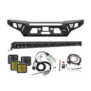 Ironman 4x4 Steel Winch Bull Bars Raid Bull Bar & Lighting Kit BBR019SCK