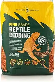 Critters Comfort Reptile Bedding Fine 20L