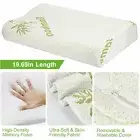 Memory Foam Pillow Orthopedic Bamboo Shredded Hypoallergenic Cervical NeckPillow