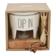 Mudpie - Bistro Fondue Dip and Fork Set - 48500239