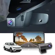 Fitcamx 4K Dual Dash Cam Suitable for VW Volkswagen Tiguan 2016-2024 (HD2-6179), Front 2160P+Rear 1080P, HD Video WDR, WiFi Connect & APP, 2 Way Loop Recording, G-Sensor, Easy to Set, 128GB Card
