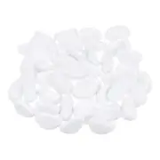 Fire Glass Beads Glass Marbles Gravel Pebbles 1000g/2.2lbs White