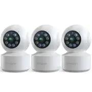 3PCS Wireless Camera CCTV Security System Home Baby Pet Monitor Audio 3MP HD
