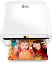 Step Wireless Mobile Photo Mini Color Printer (White) Compatible W/ Ios & Androi