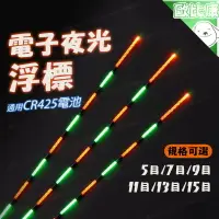 在飛比找樂天市場購物網優惠-【歐比康】 電子夜光浮標標尾 CR425電池 夜光標尾 電子