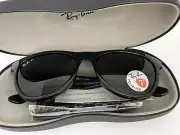 Ray-Ban RB4184 601/9A Sunglasses Black frame w/Green Classic G-15 Polarized Lens