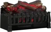 Electric Fireplace Insert, Infrared Fireplace Heater with Realistic Ember Bed, L