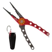 NOEBY Aluminium Long Nose Split Ring Fishing Pliers Red
