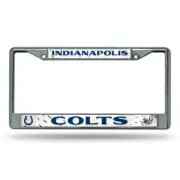 Indianapolis Colts License Plate Frame Chrome Printed Insert