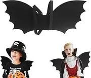 dinghaole Bat Costume Kids, Kids Halloween Cape Wing, Bat Wings for Kids aged 0-5, Bat Devil Wings Halloween Accessories, Child Dress Up Accessories, Perfect for Halloween Parties and Cosplay(48*20cm)