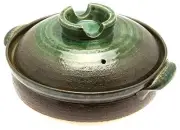 Kotobuki Donabe Japanese Hot Pot, Large, Brown/Green, 11-Inch, 2 lbs Capacity...
