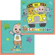 CoComelon Large Napkins / Serviettes (Pack of 16)