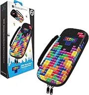Hyperkin Official Tetris® Limited Edition EVA Hard Shell Carrying Case for Nintendo Switch® OLED Model / Nintendo Switch® (Heart Drop) (Tetrimino Stack)