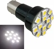 PA 10PCS RV Camper Interior LED Bulbs 1156 BA15S 1141 12SMD Warm White