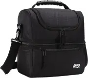 MIER Adult Lunch Box Insulated Lunch Bag Large Cooler Tote Bag for Men, Women, D