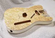 Bottom price bound USA,Gold celluloid Alder body.(Moto ).# GPT-2.Fits a TL Neck.