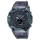 【CASIO 卡西歐】G-SHOCK 農家橡樹 半透明雜訊 200米防水 運動雙顯錶 GA-2100NN-1A 半透明灰