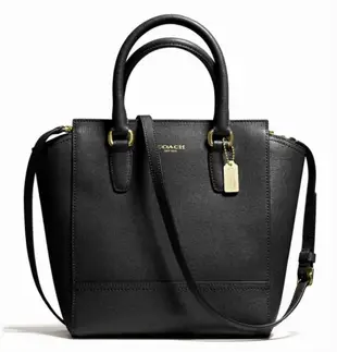 Coco小舖 COACH 50707 MINI TANNER IN SAFFIANO LEATHER 黑色