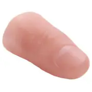 10PCS Rubber Finger Thumb Tip Scarf Disapper Stage Show Magic Tricks Tool- Apricot