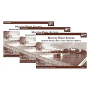 3PK Murray River Access Book #13 River Fishing Guide 22-Pages 29.5x20cm Brown