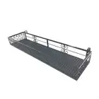 Patio Railing Planter Shelf Plant Railing Shelf for Garden Balcony Fence
