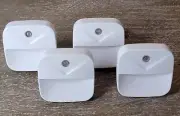 Night Light Plug in, Warm White LED Nightlights Smart Dusk to Dawn Sensor 4-Pack
