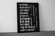 Motivational Quotes Canvas - Gym Wall Art for Weightlifting Fitness