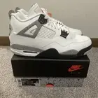 Nike Air Jordan 4 Retro White Cement (2025) FV5029-100 Size 10.5