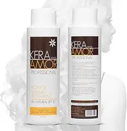 KeraAmor Professional Borage Styling Treatment - All-Natural SPF 50 - Sulfate-Free with Borage Oil - Restoring Chemically Treated Hair - 500ml