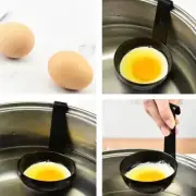 Egg Boiler Cup Shaper For Frying Egg Ear-mounted Stainless Steel Poached Maker
