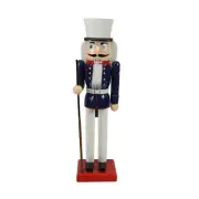Northlight 14" Decorative Wooden Christmas Nutcracker Soldier in Dress Blues