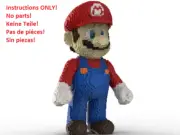 LEGO Super Mario statue building instruction INSTRUCTIONS ONLY NO BRICKS