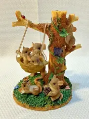 Charming Tails Mom Knows How To Have Fun Mouse Family Figurine 98/359 NEW