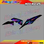 山葉 雅馬哈 MIO M3 125 摩托車清單貼紙最想要的條紋 MIO M3 摩托車變化最想要