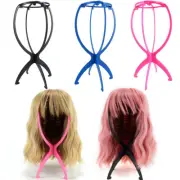 1Pc Colorful Ajustable Mannequin Wig Stands Foldable Wig Head Stand Flexible Pla