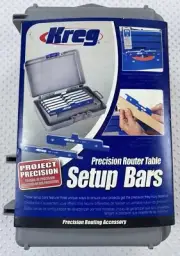 Kreg Precision Router Table Setup Bars PRS3400 Brand New Sealed