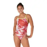 Speedo Women's Cyclone Swirl Flyback Swimsuit - 2025