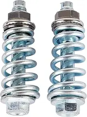Rwraps 2 Sets M10x1.25 Exhaust Flange Bolt and Spring Kit Replacement Exhaust Bolt & Spring Hardware Kits (2)