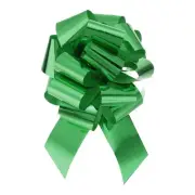 10pcs 8" Metallic Large Big Pull Bow Gift Wrapping Bows Ribbon, Dark Green