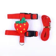 Rabbit Harness and Leash Set Adjustable for Small Animals Ferrets Piggies Hedgeh
