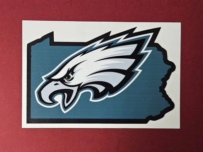 Philadelphia Eagles 4"x6" Vinyl Transfer Sticker GO BIRDS!