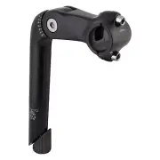 SunLite Adjustable Quill Stem 1 1/8, Black, 25.4 Clamp, 25.4 Diameter, 90mm Long