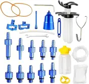 Hydraulic Bikes Brake Kit,Brake Fluid Bleeder Kit | Leak-Proof Lightweight Aluminum Body Bleeder Set for Steering Sports Rim Bicycles Mountain